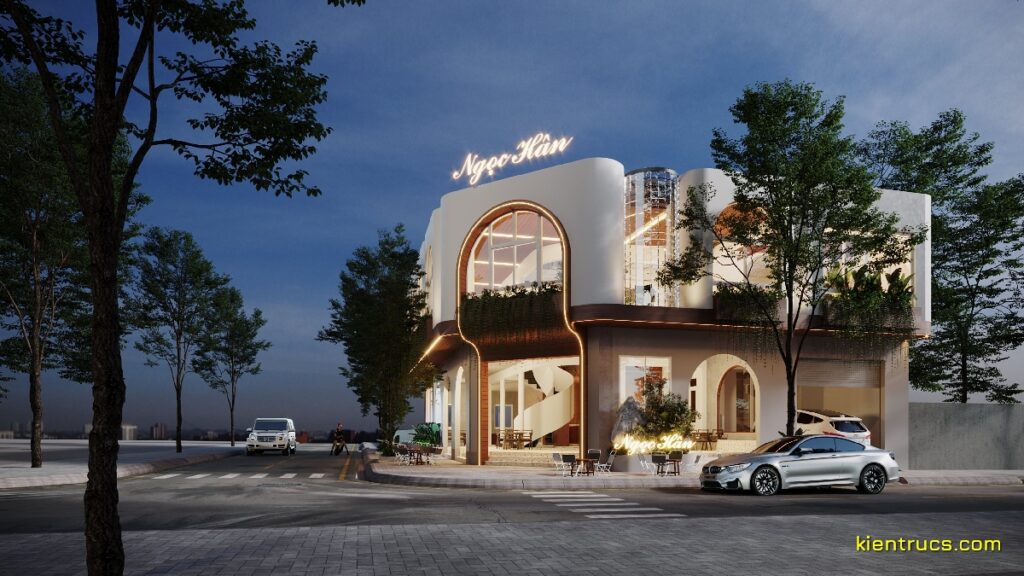 3d quan cafe anh an 2 Kiến trúc S