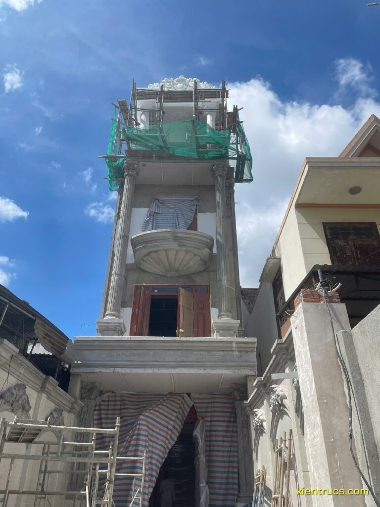 hinh thi cong nha co tu 2 Kiến trúc S