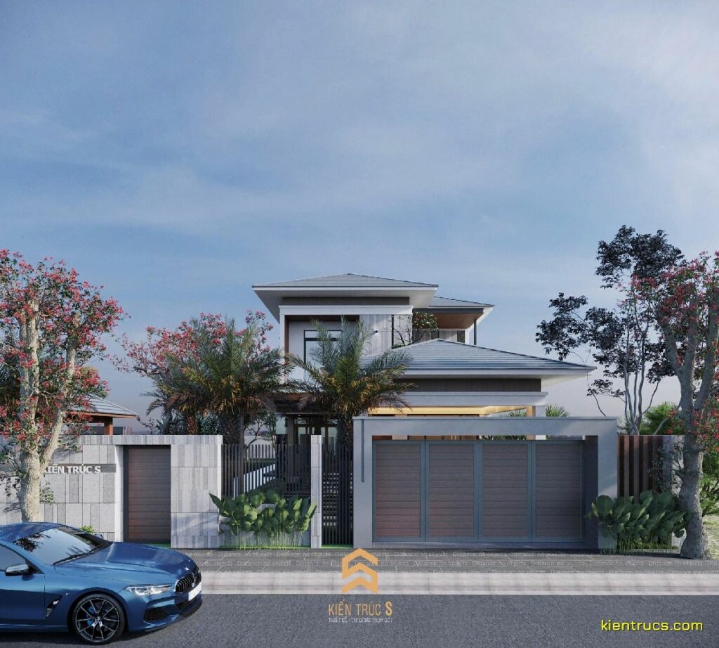 nha mai nhat 2 tang 3d 1 Kiến trúc S