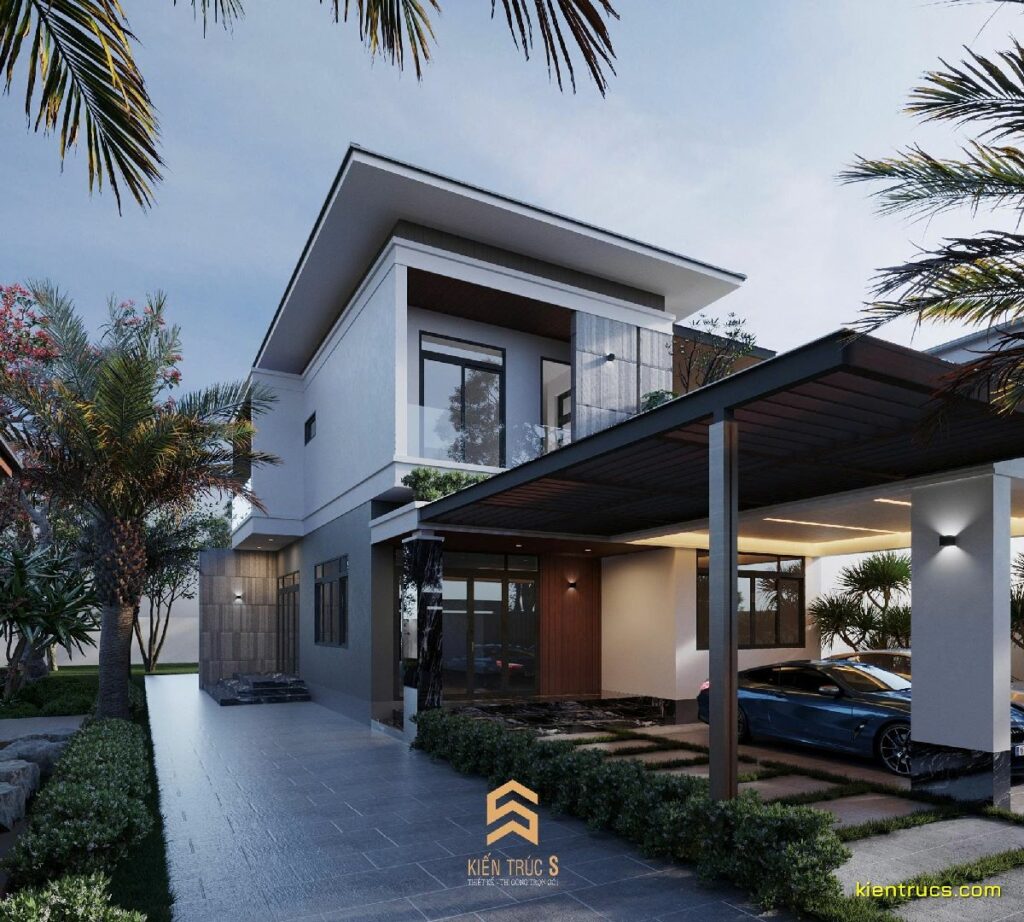 nha mai nhat 2 tang 3d 3 Kiến trúc S