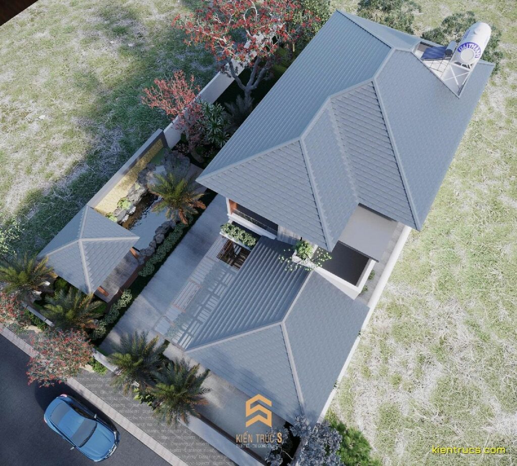 nha mai nhat 2 tang 3d 4 Kiến trúc S