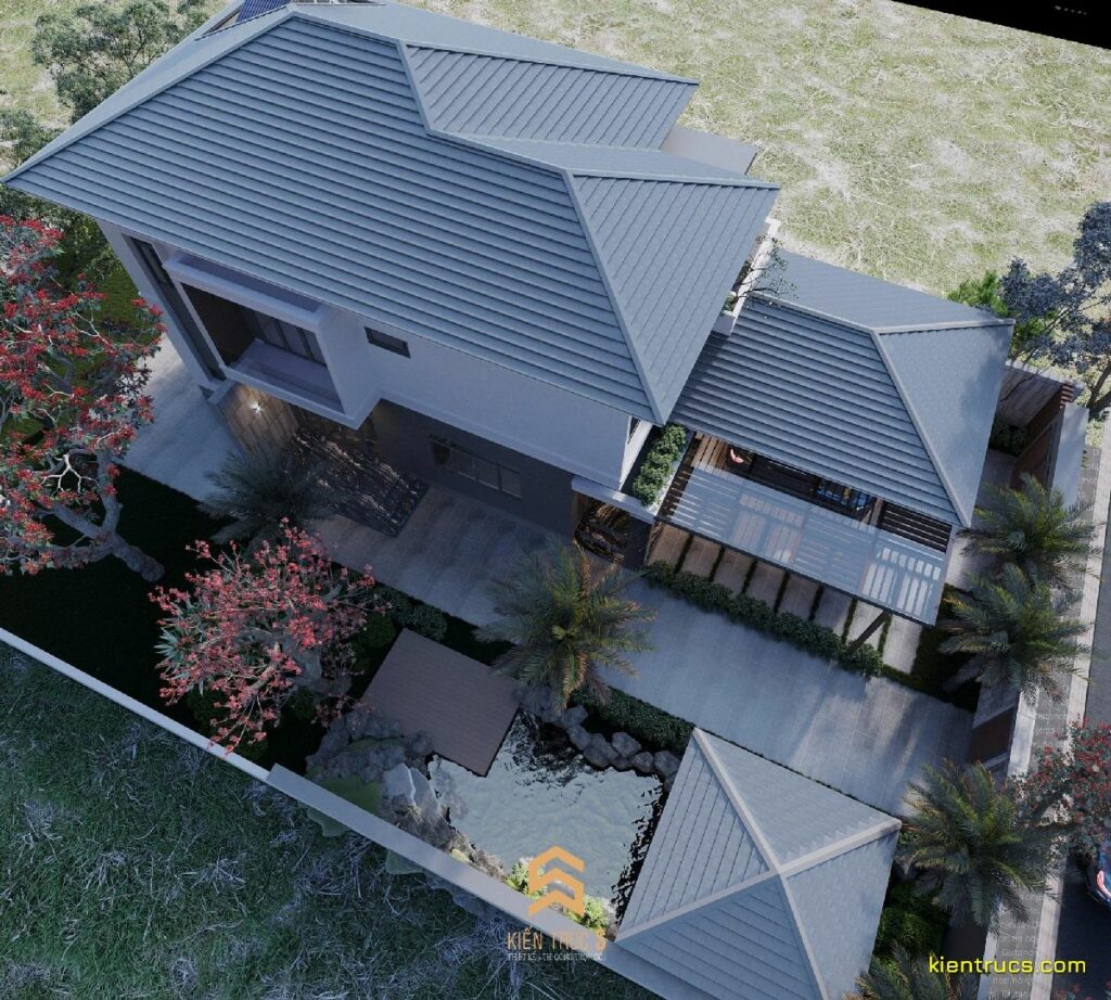 nha mai nhat 2 tang 3d 6 Kiến trúc S