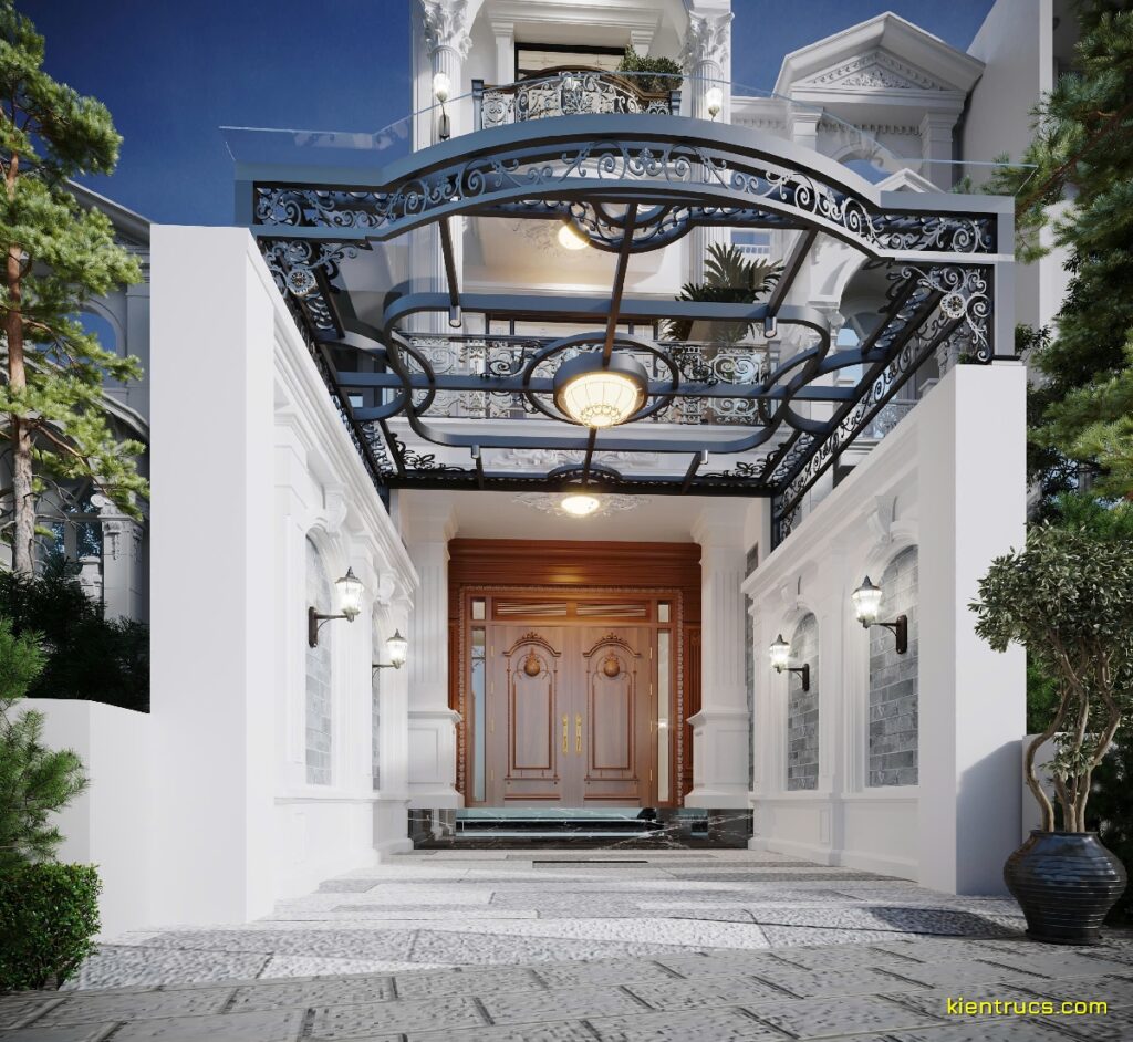 phoi canh 3d nha co tu 7 Kiến trúc S