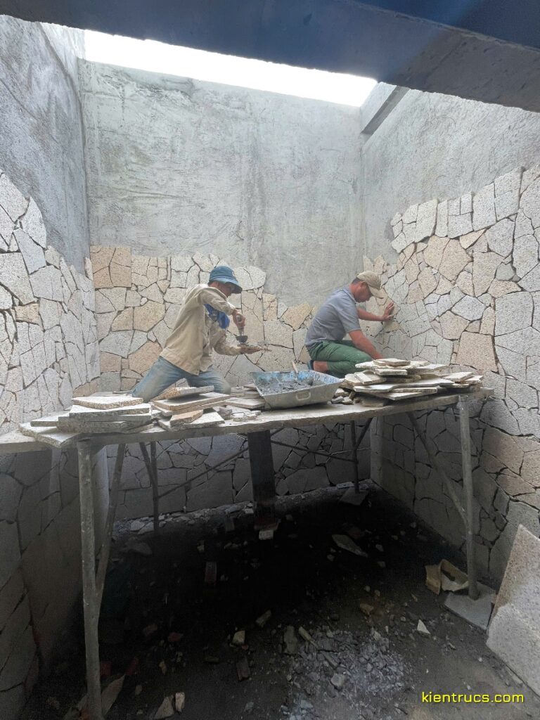 thi cong nha cap 4 anh tho cuebua 11 Kiến trúc S