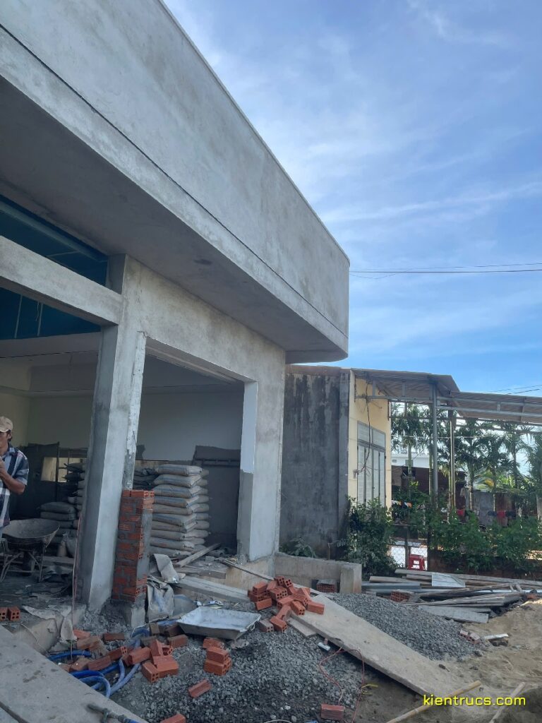 thi cong nha cap 4 anh tho cuebua 14 Kiến trúc S