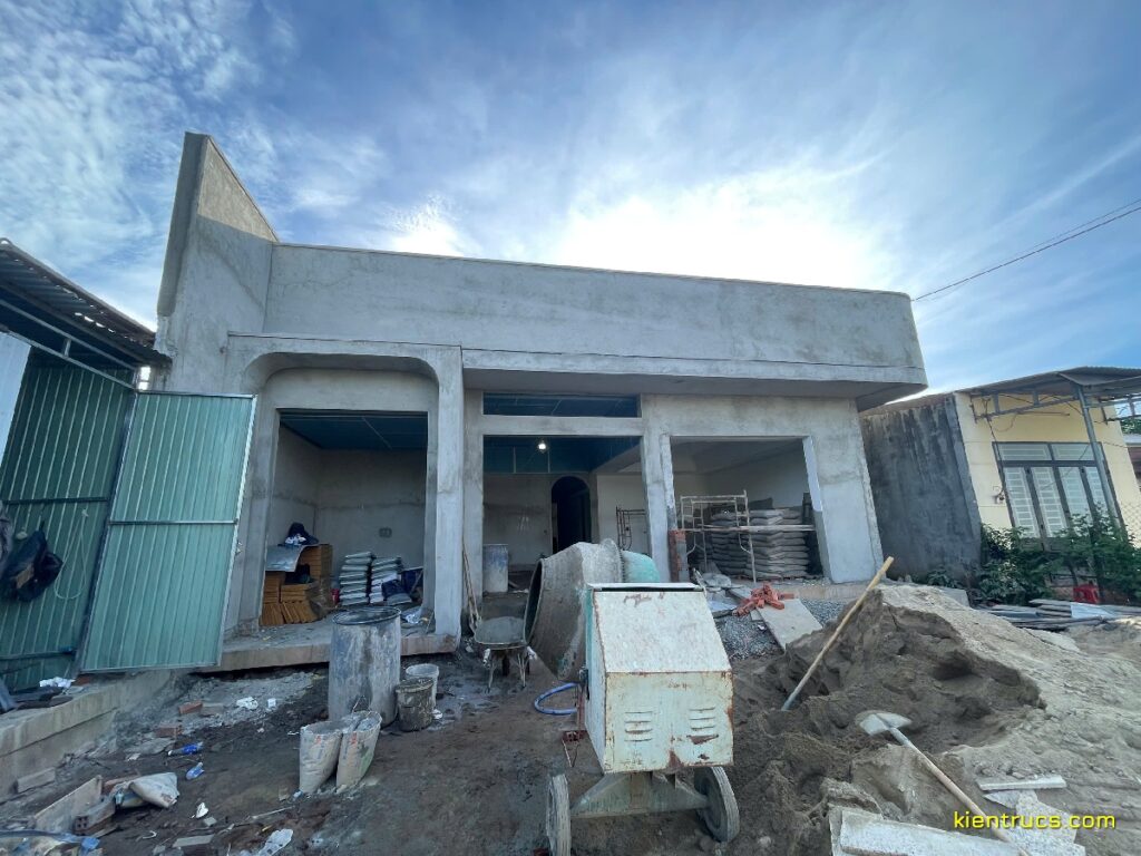 thi cong nha cap 4 anh tho cuebua 18 Kiến trúc S