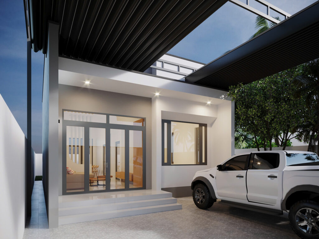 xay nha cap 4 tron goi 600 tr 4 Kiến trúc S